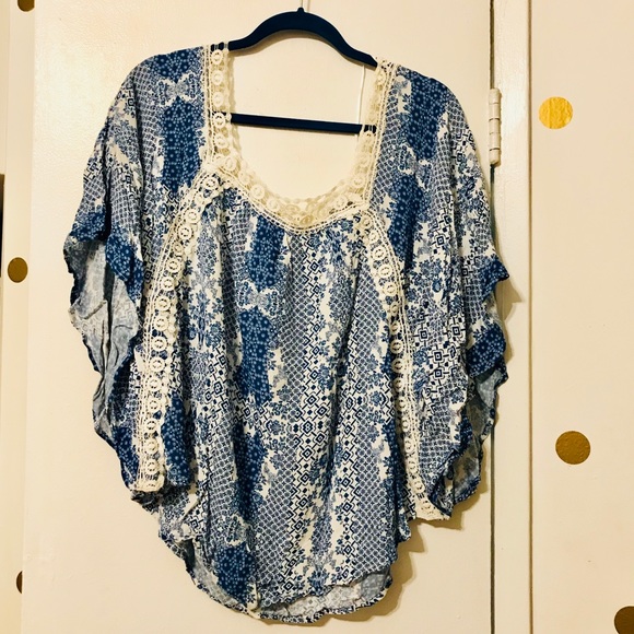 Boho chic Lovestitch draped top - Picture 1 of 6